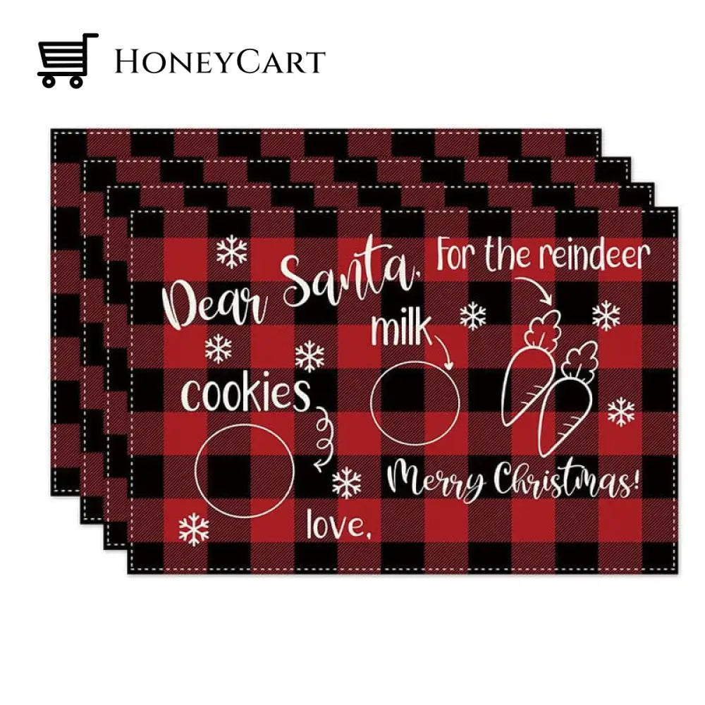 Christmas Plaid Placemat