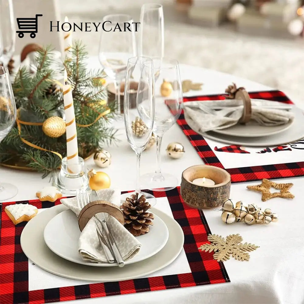 Christmas Plaid Placemat