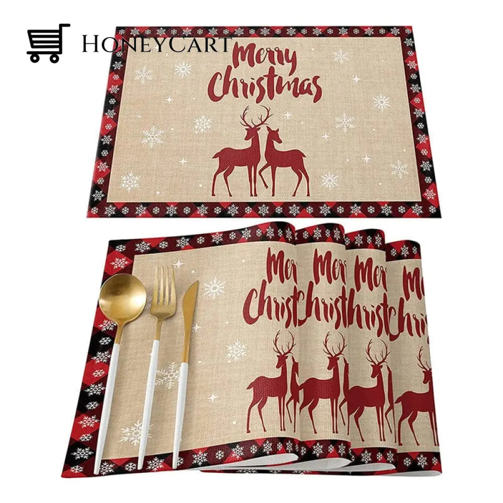 Christmas Plaid Placemat