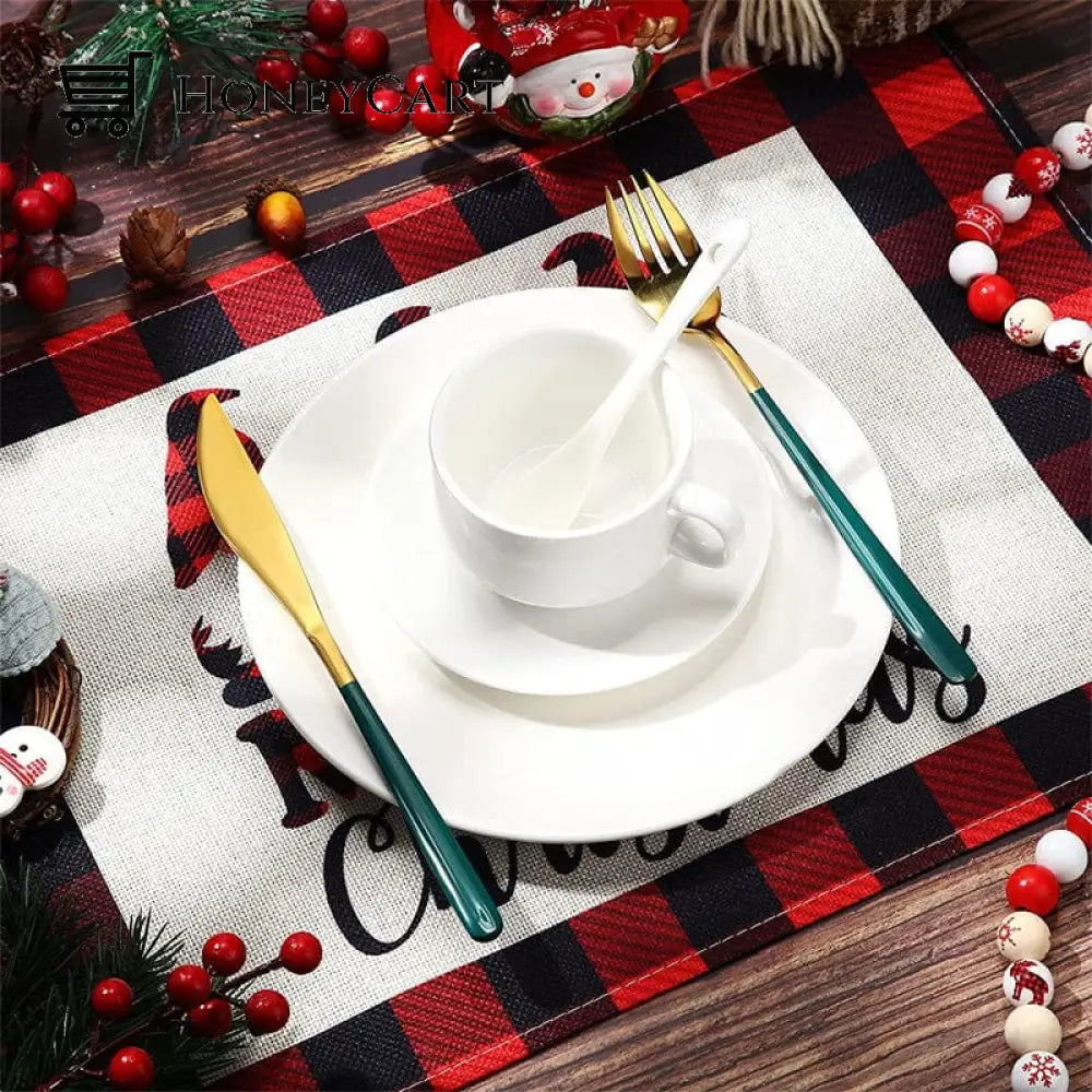 Christmas Plaid Placemat