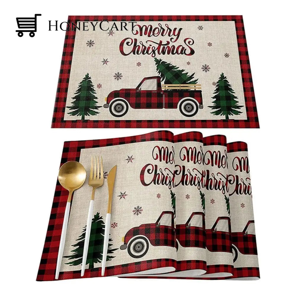 Christmas Plaid Placemat