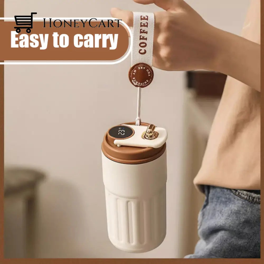 Coffee Thermos With Temperature Display Houseware & Kitchen