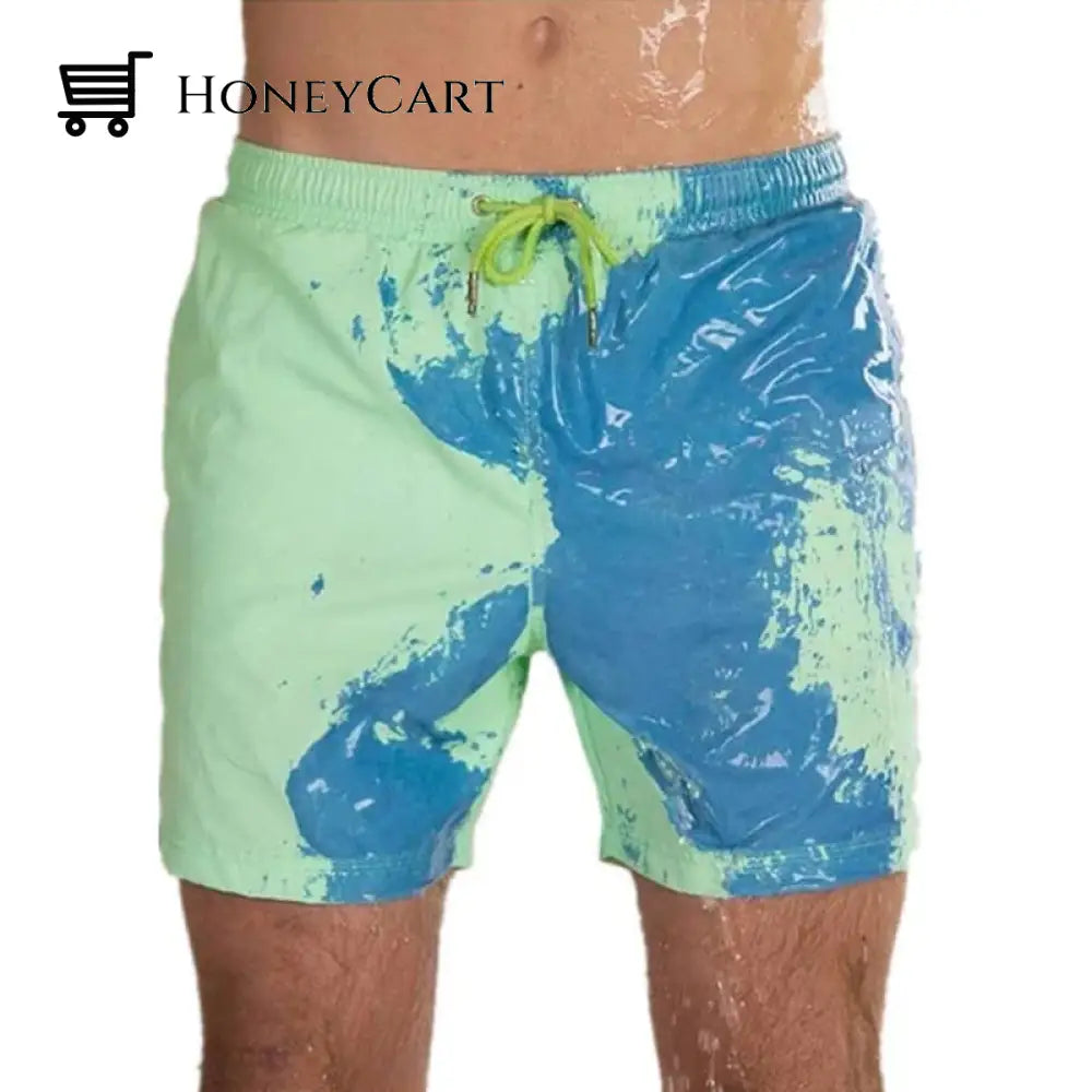 Color-Changing Beach Pants Swim Trunks