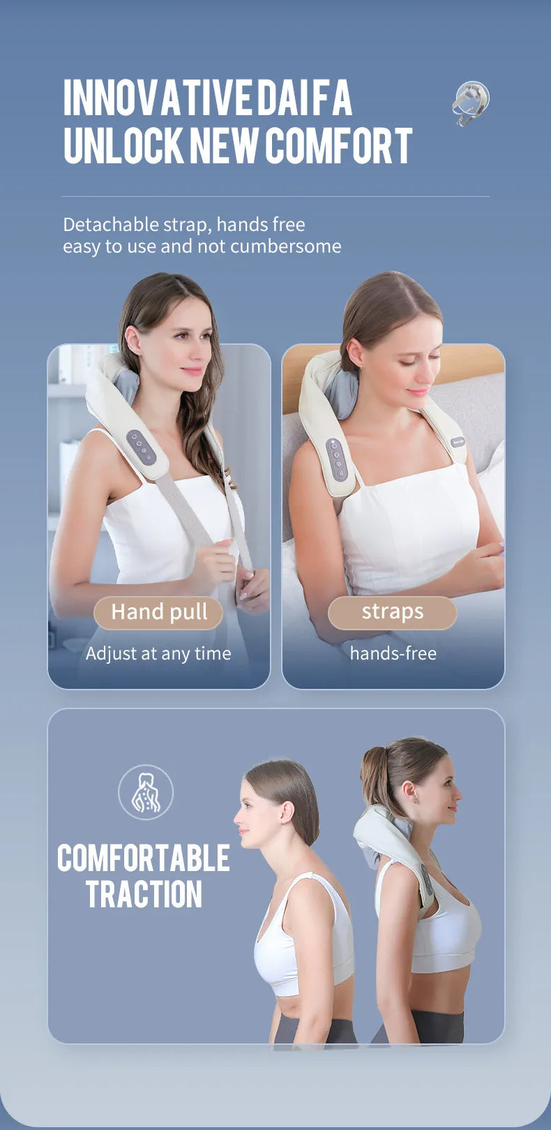 RelaxPro Deep Tissue Heated Neck and Shoulder Massager