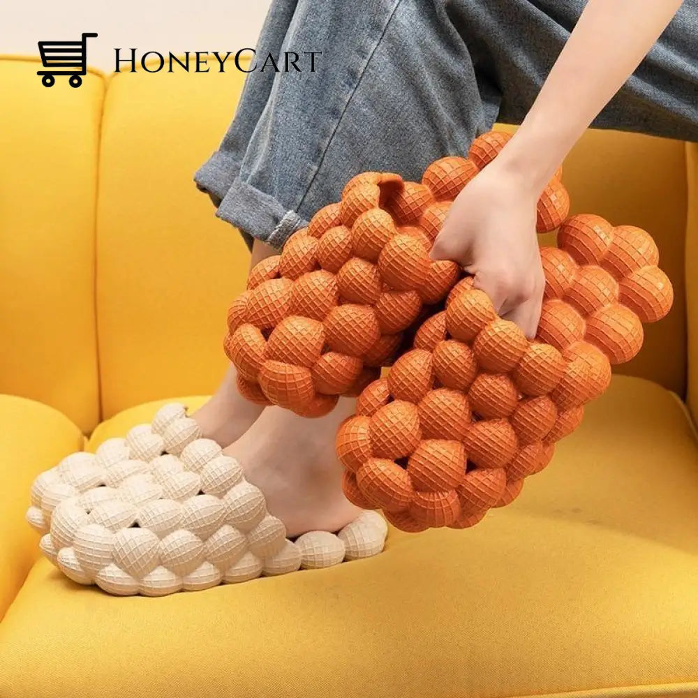 Comfy Cloud Slippers Orange / 5