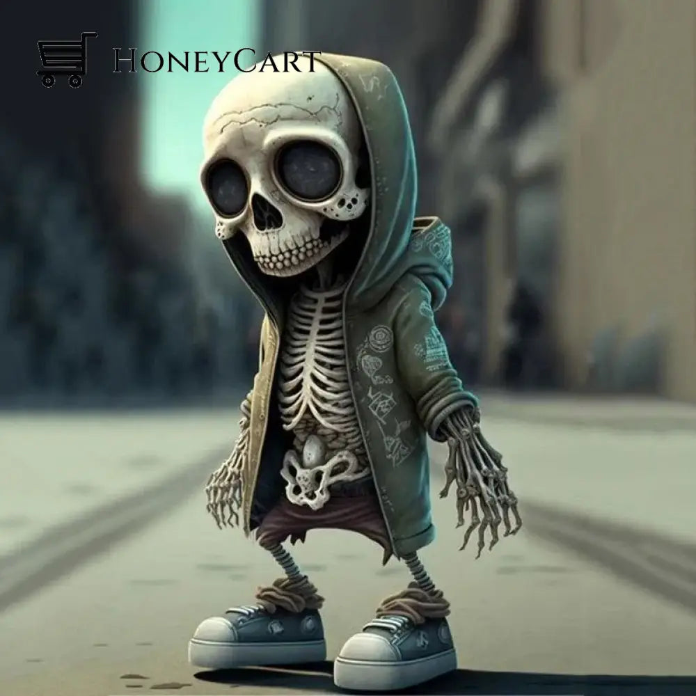 Cool Skeleton Figurines Green