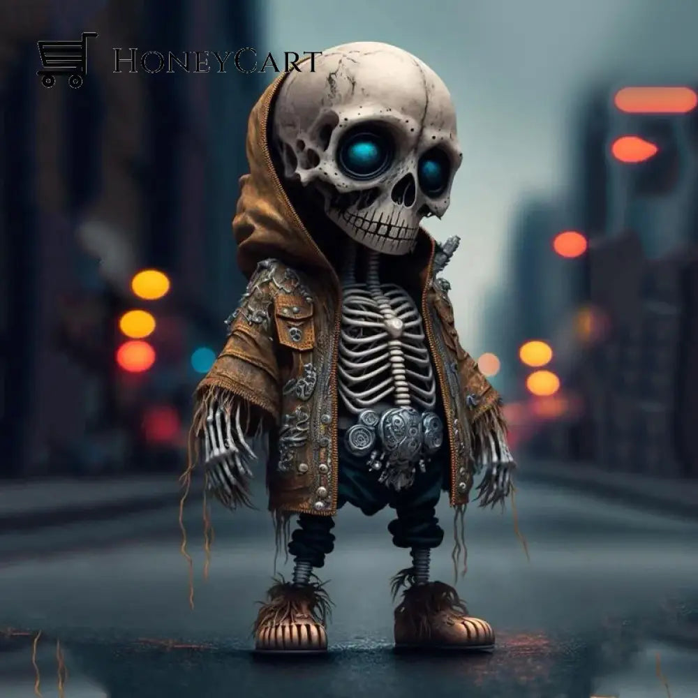 Cool Skeleton Figurines Orange