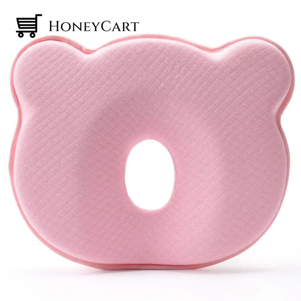 Cozycocoon Ergonomic Memory Foam Baby Pillow Pink