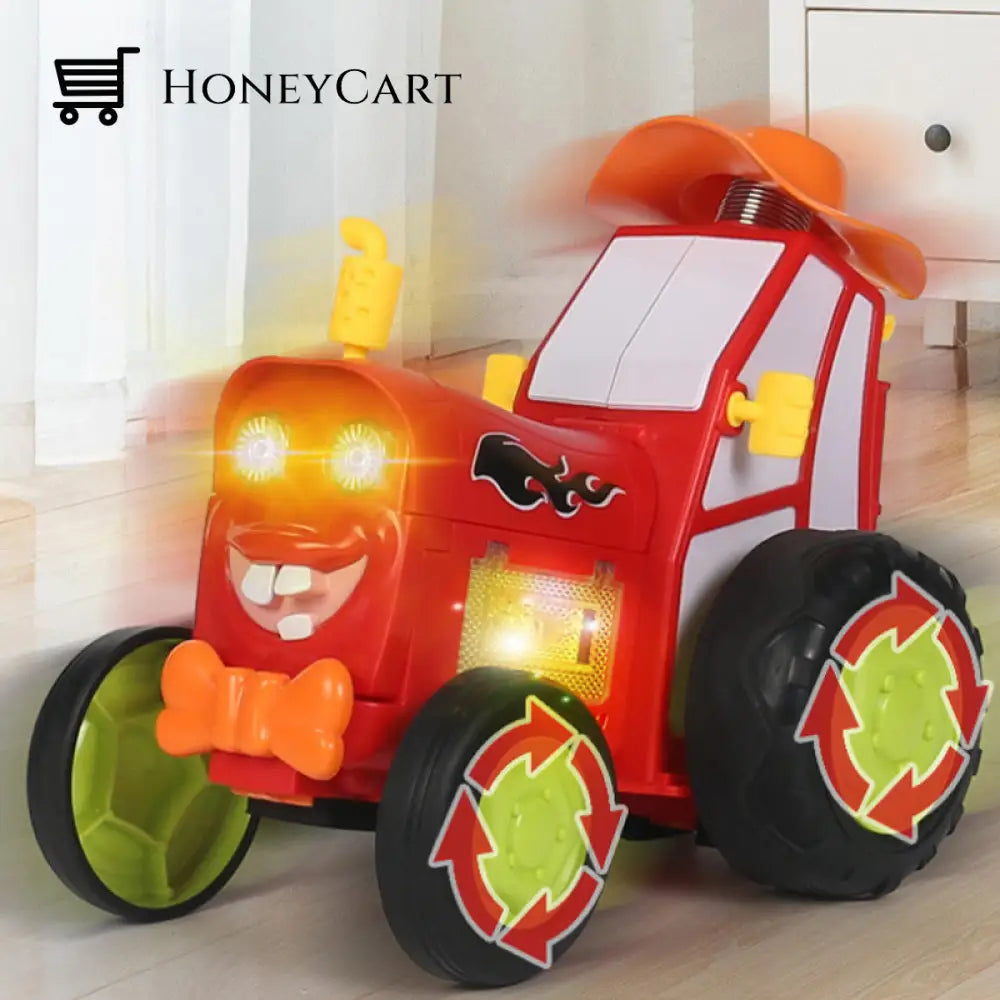 Crazy Jumping Car Red