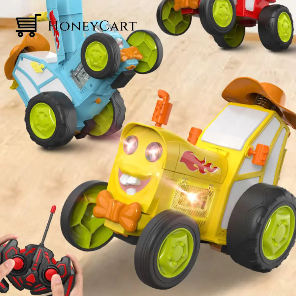 Crazy Jumping Car Yellow