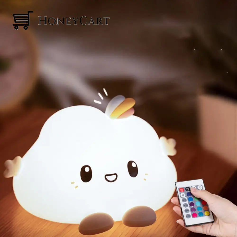 Creative Cute Led Night Light Clouds / Remote Control