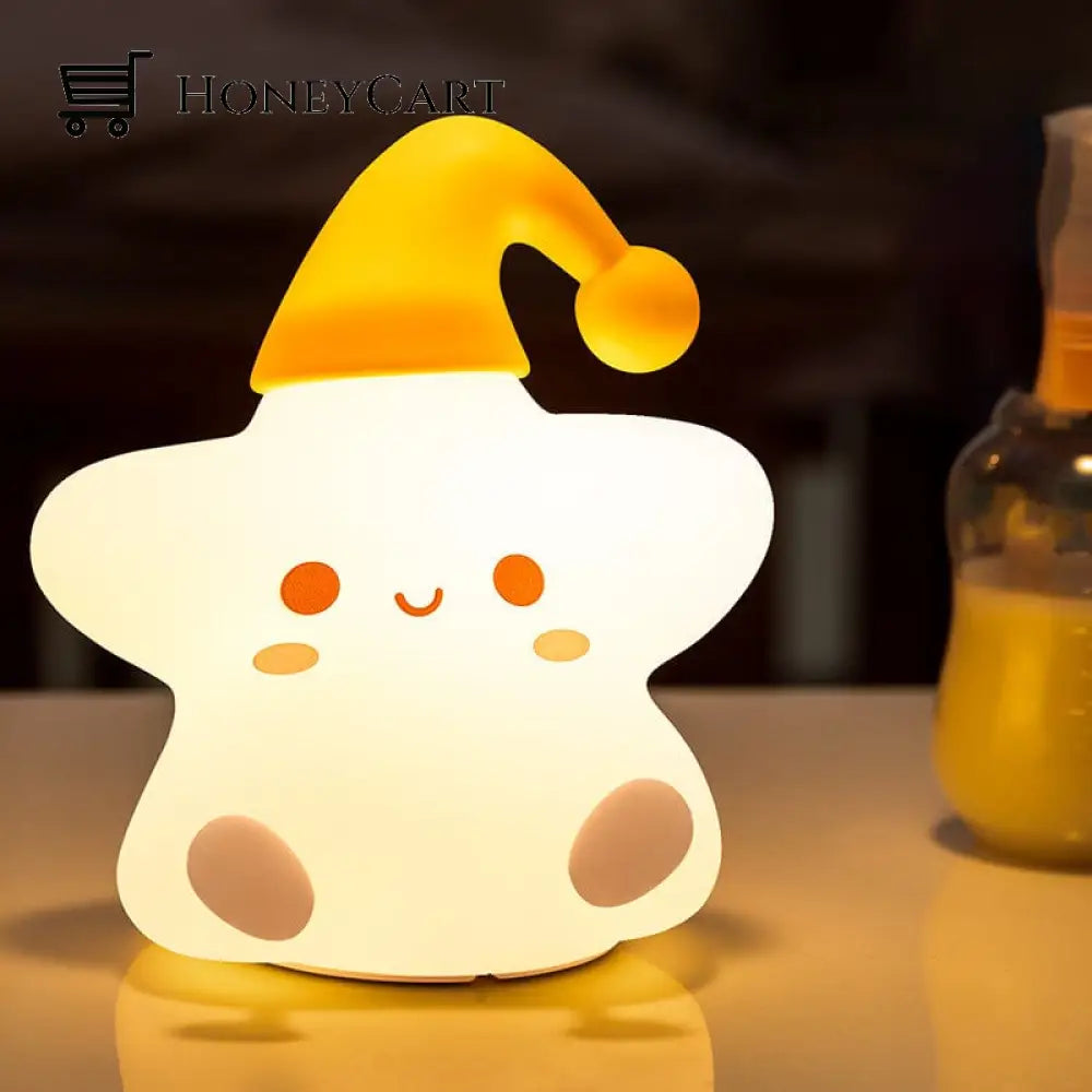 Creative Cute Led Night Light Stars / Hand Clap