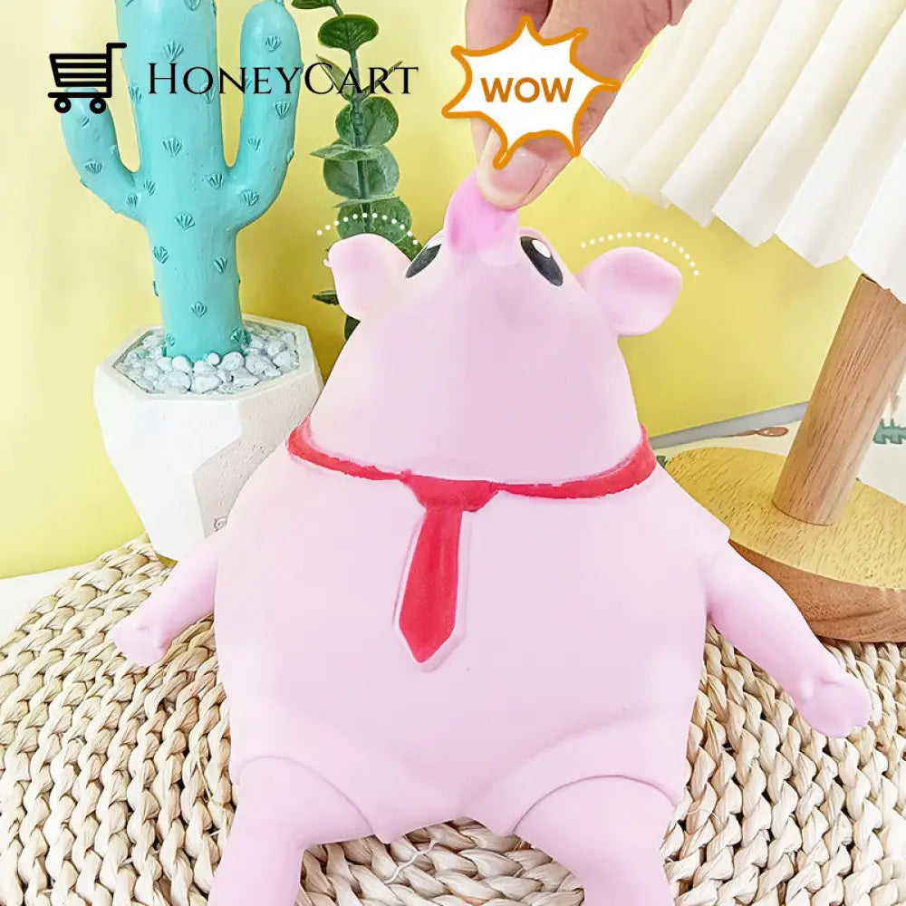 Creative Decompression Pink Piggy Toy