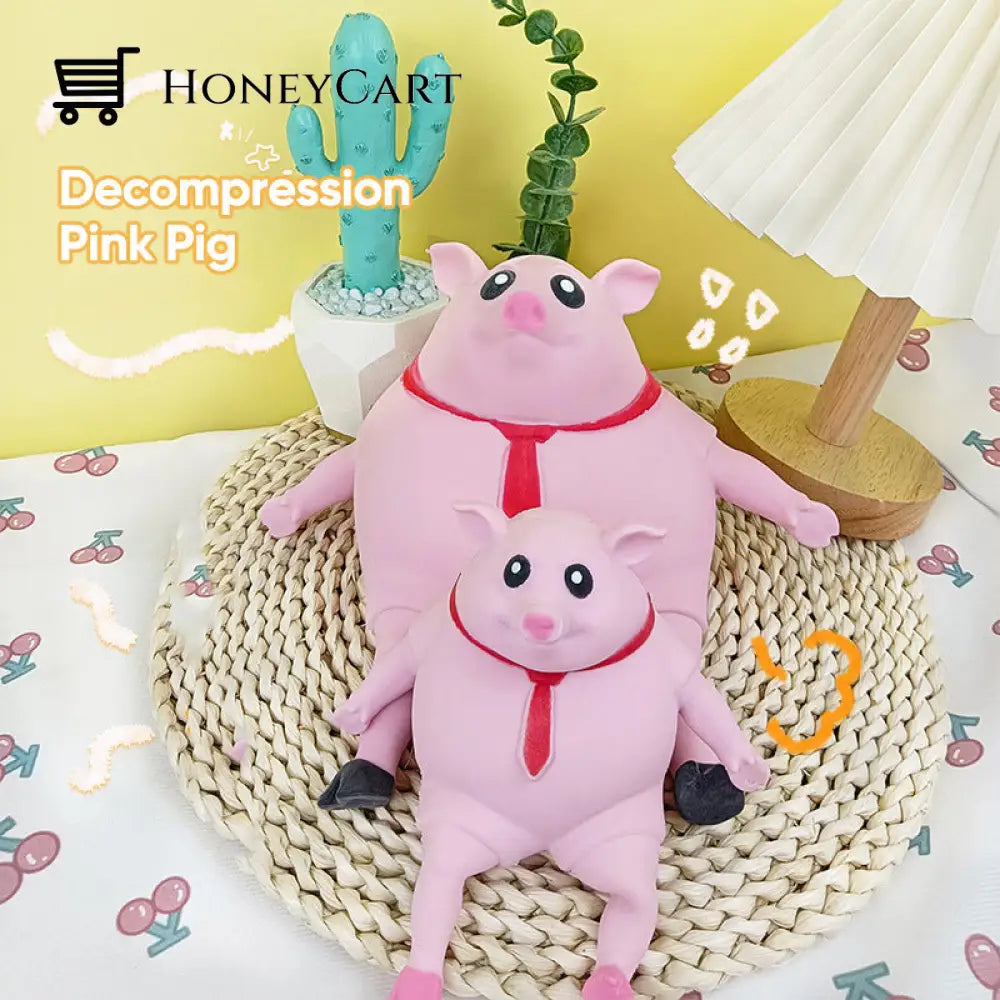 Creative Decompression Pink Piggy Toy