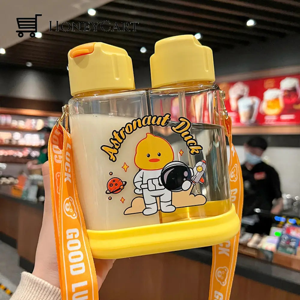 Creative Double-Drink Kids Water Bottle Bottles