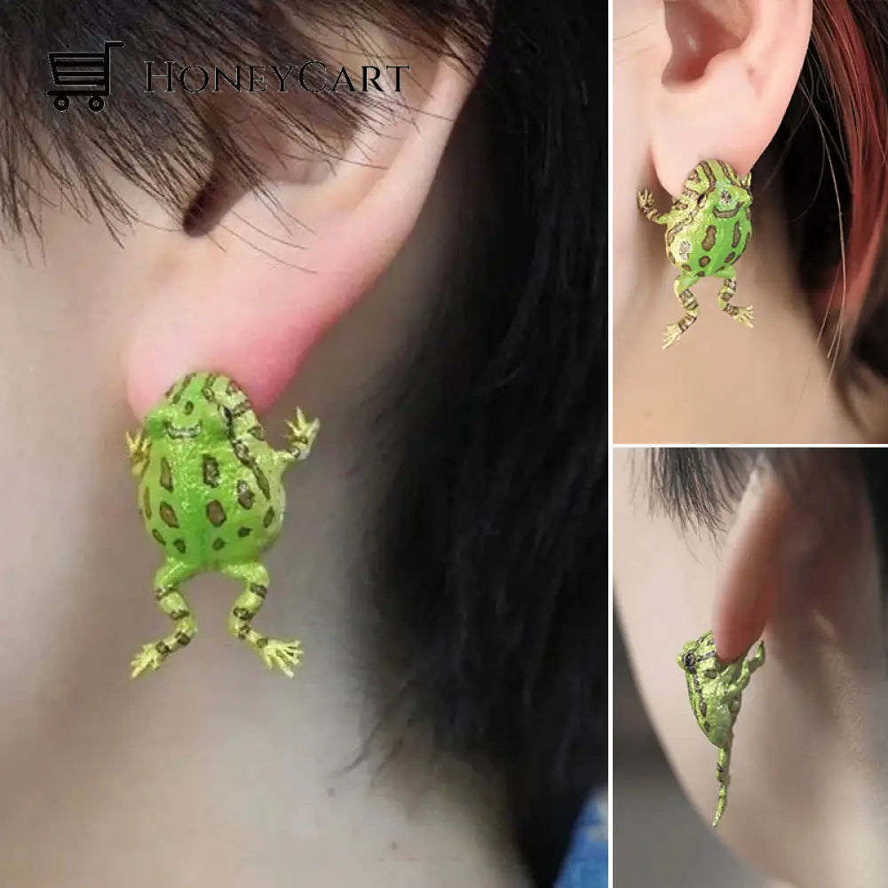 Creative Frog Earring Clips