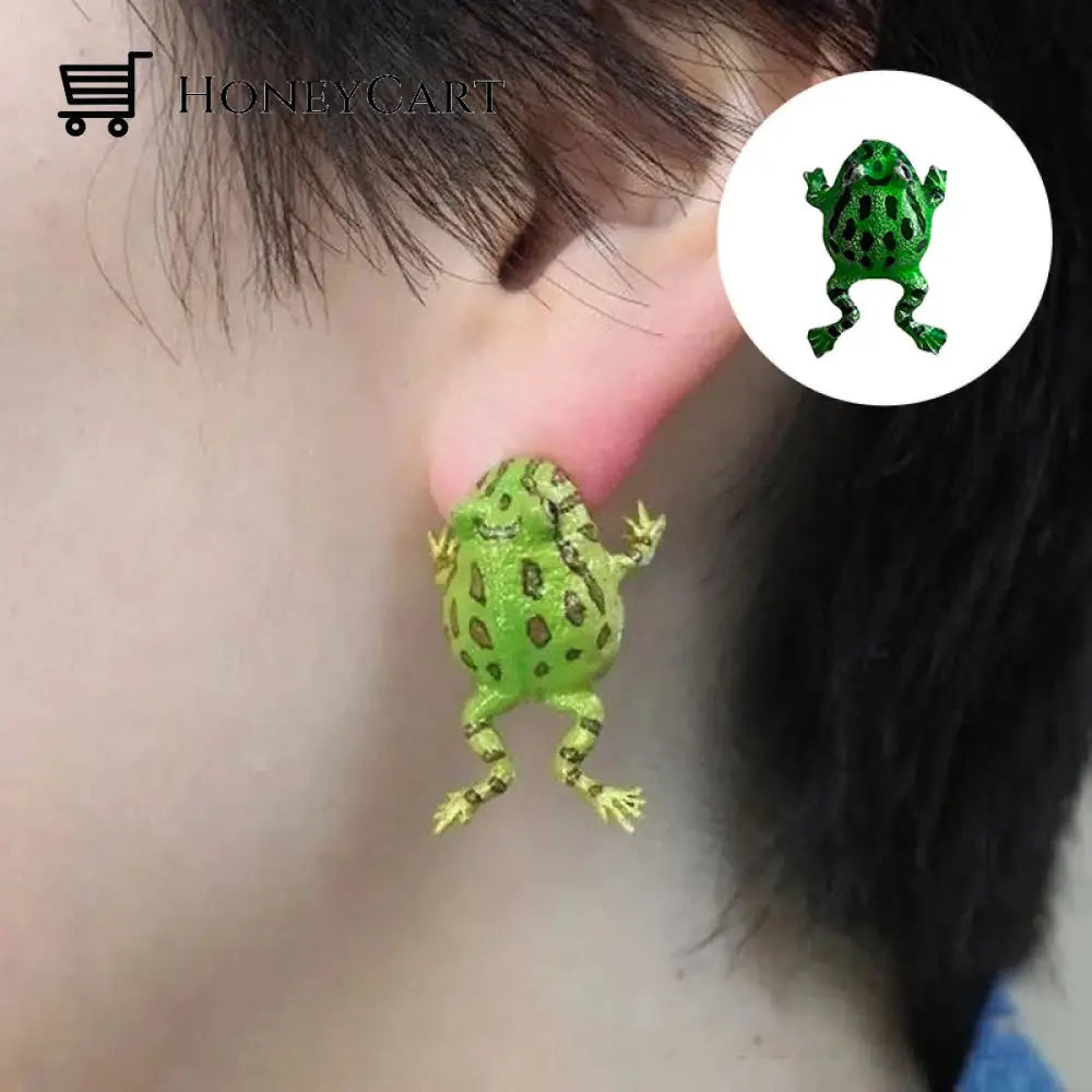 Creative Frog Earring Clips