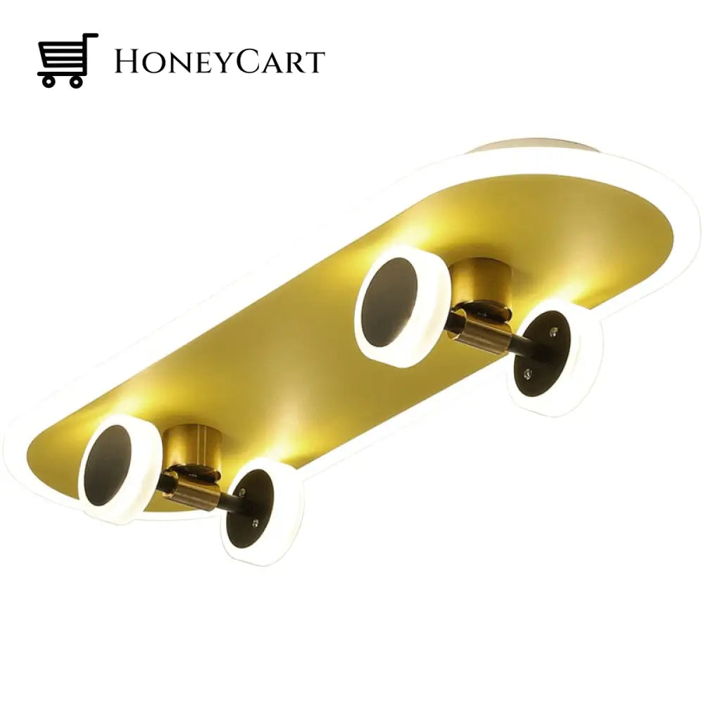 Creative Skateboard Nordic Led Ceiling Light Lamps