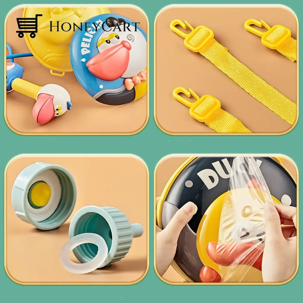 Cute Beach Game Water Gun Toy Backpack Toys