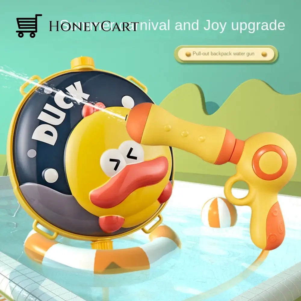 Cute Beach Game Water Gun Toy Backpack Toys