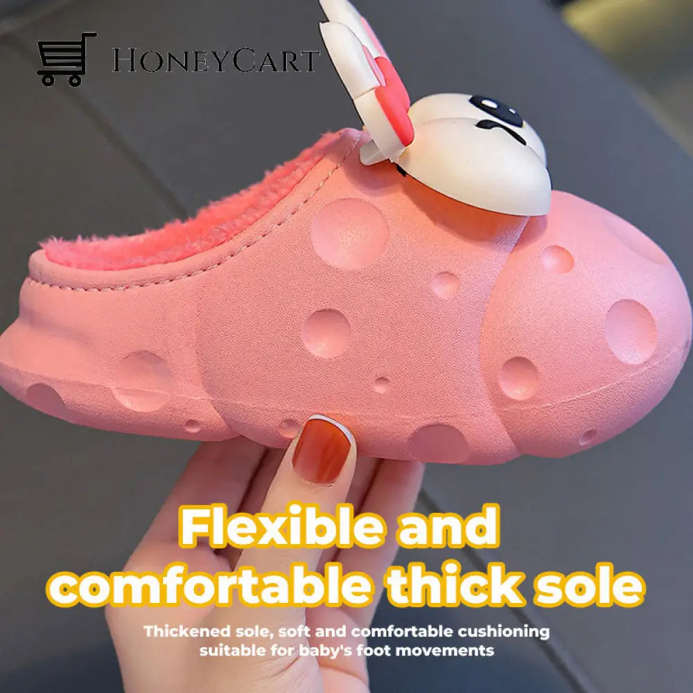 Cute Cartoon Animal Childrens Cotton Slippers Kids & Gift Toys