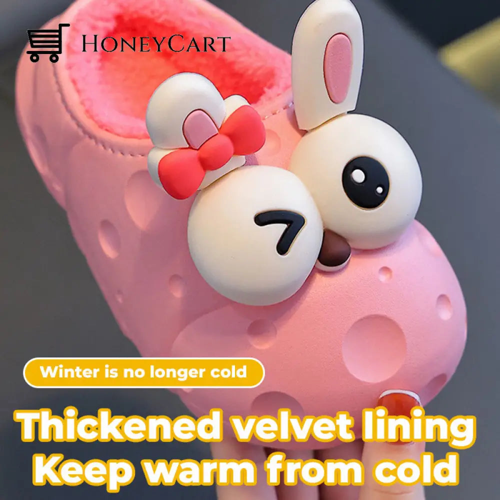Cute Cartoon Animal Childrens Cotton Slippers Kids & Gift Toys