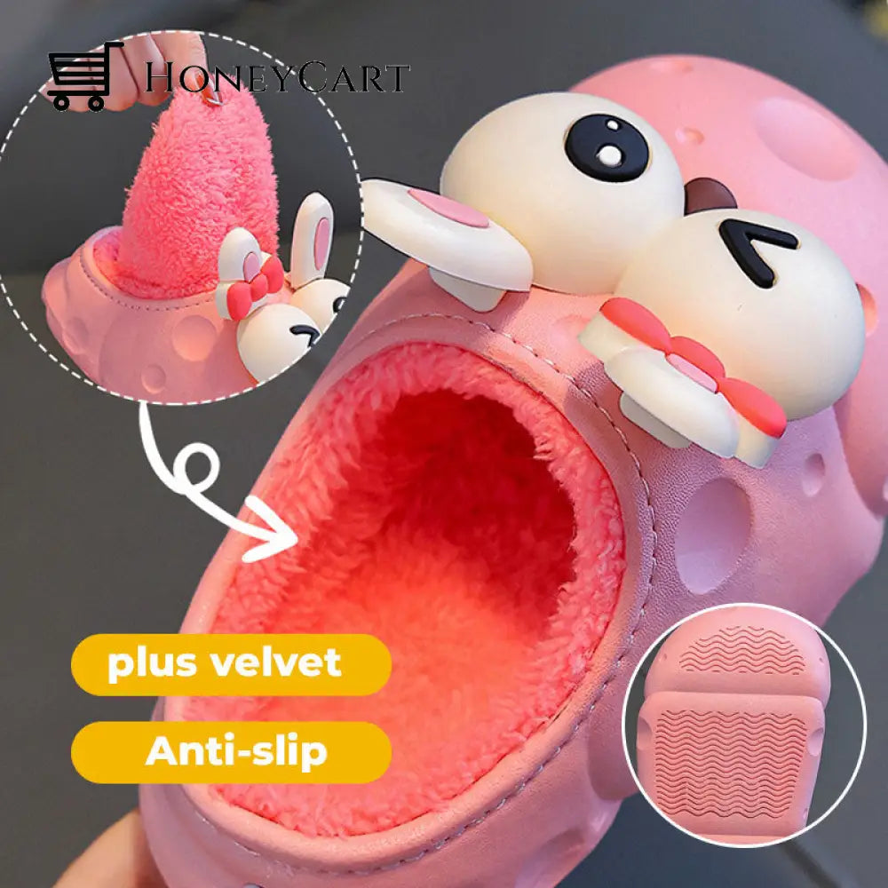 Cute Cartoon Animal Childrens Cotton Slippers Kids & Gift Toys