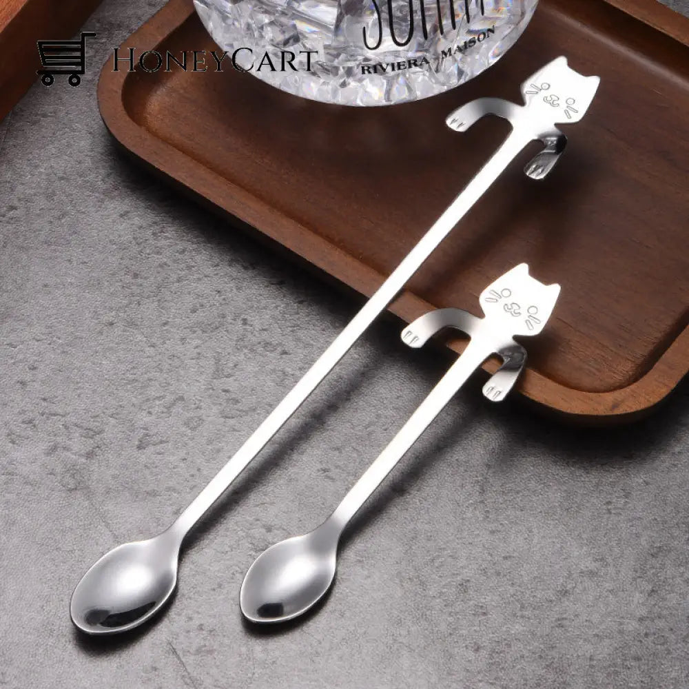 Cute Cat Coffee Teaspoons