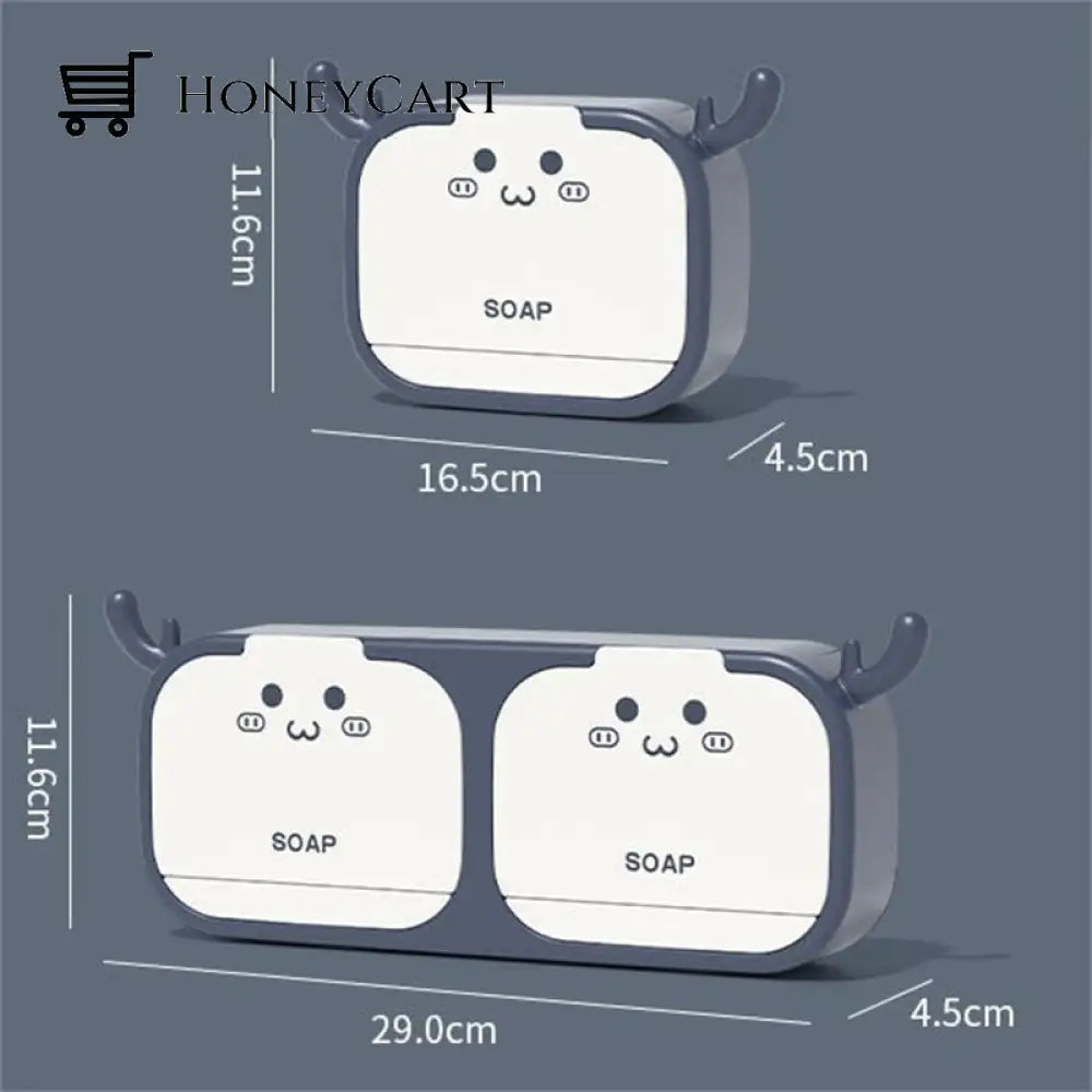 Cute Deer Bathroom Soap Holder Accessories