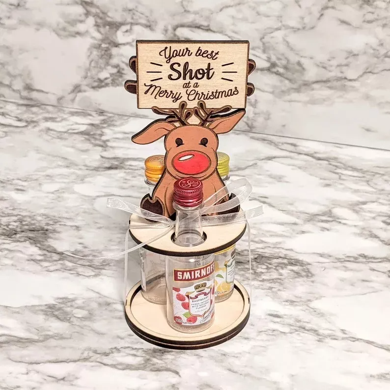 Christmas Mini Wine Bottle Holder