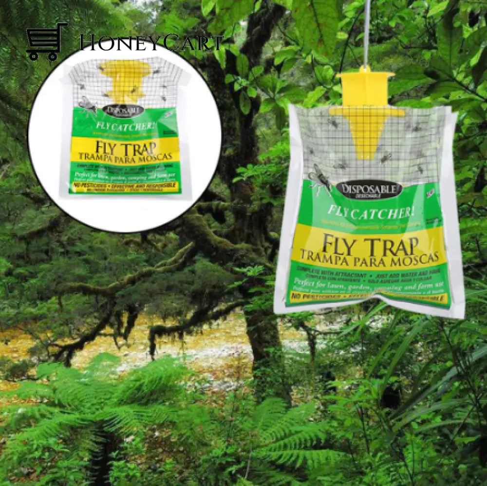 Disposable Hanging Fly Trap Plastic