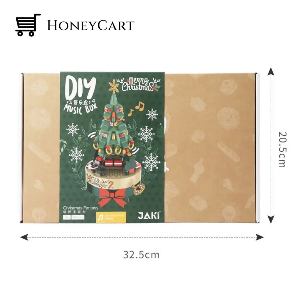 Diy Christmas Tree Brick Music Box