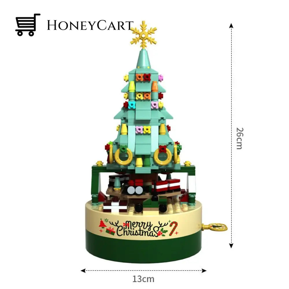 Diy Christmas Tree Brick Music Box