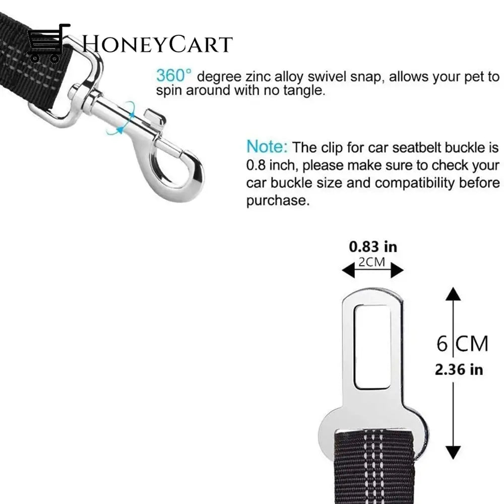 Dog Car Safety Seat Belt