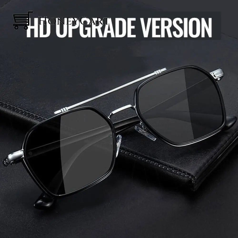 Double Beam Slim Retro Pc Frame Optical Glass