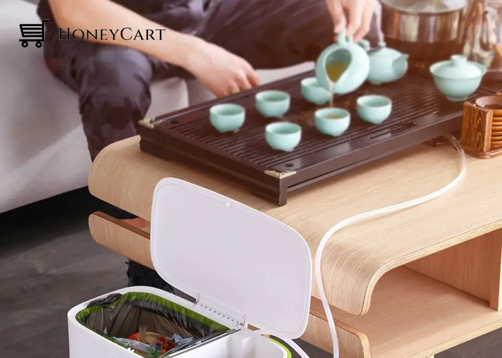 Double Compartment Trash Can Plastic