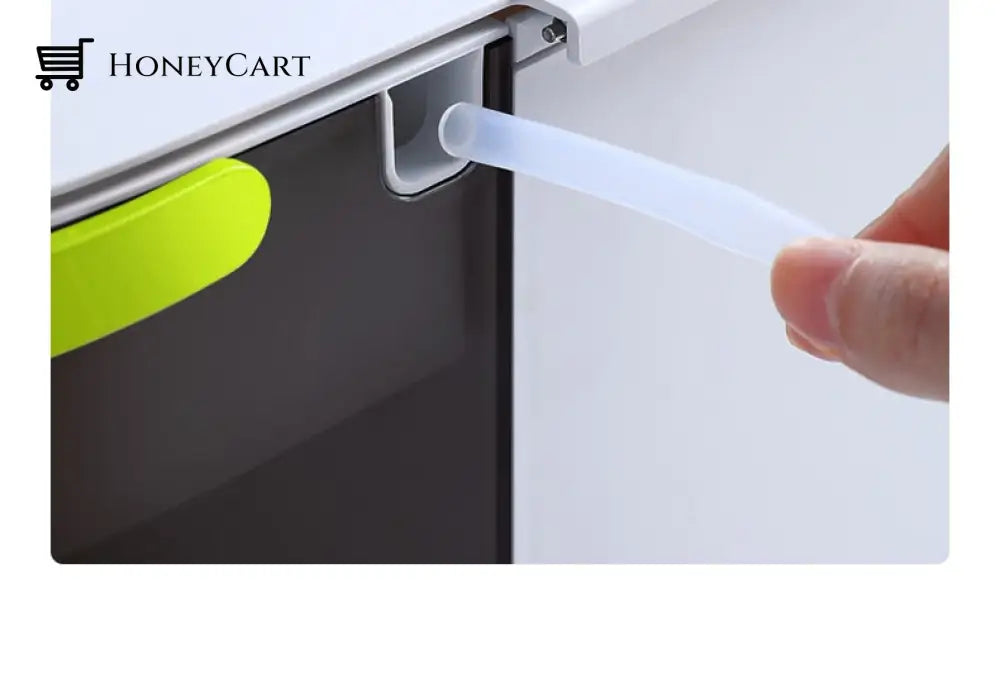 Double Compartment Trash Can Plastic