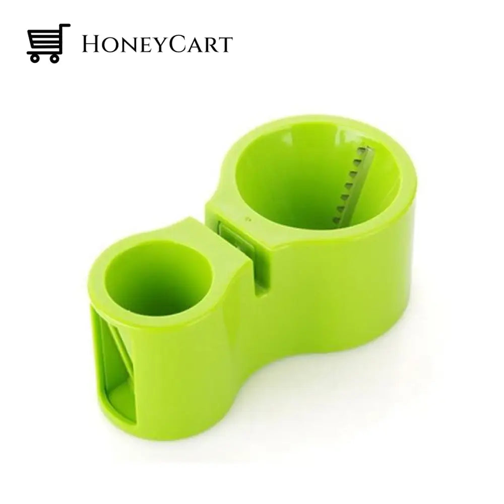 Double Grater Round Mandoline Slicer Green Fruits Vegetables & Meat Shredders