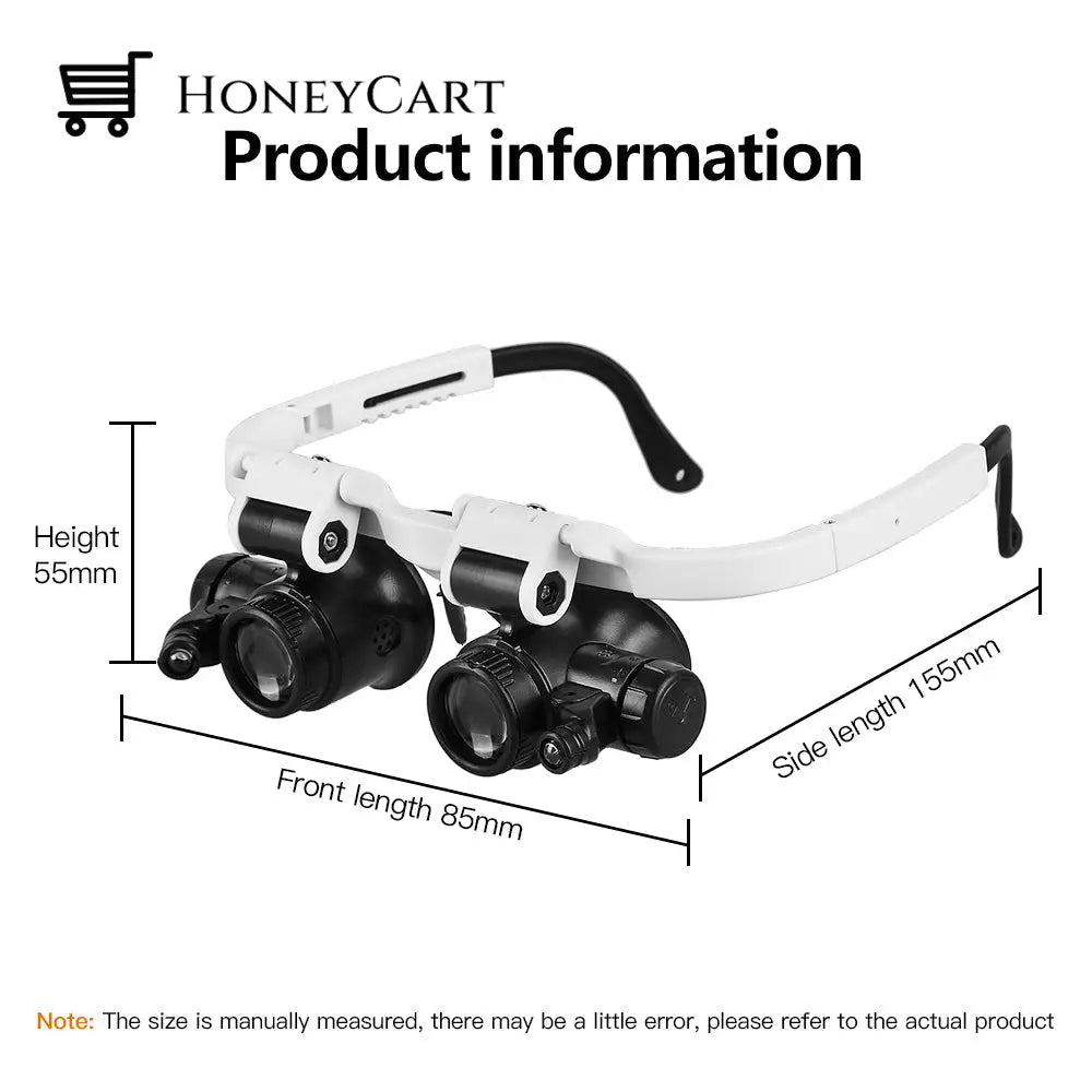 Double Magnifier Led Eye Microscope Microscopes