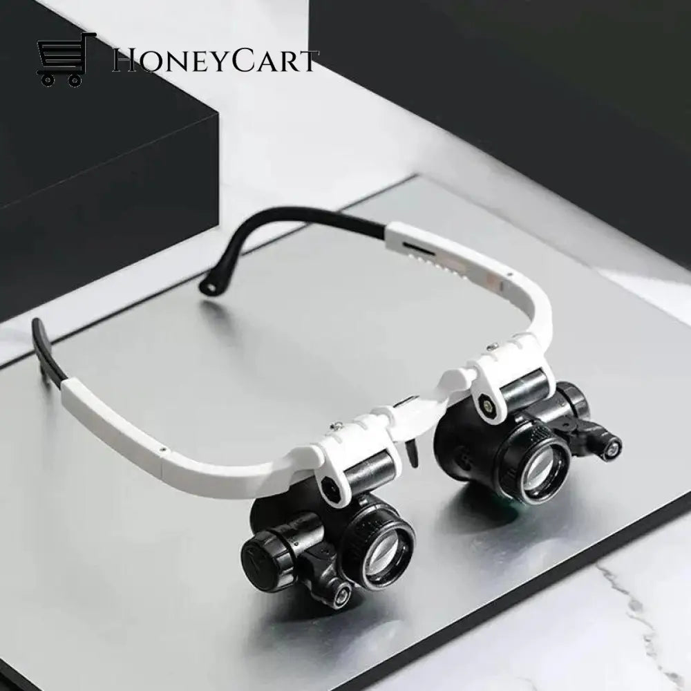 Double Magnifier Led Eye Microscope Microscopes