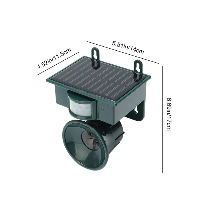 Motion Sensor Bird Deterrent for Crows