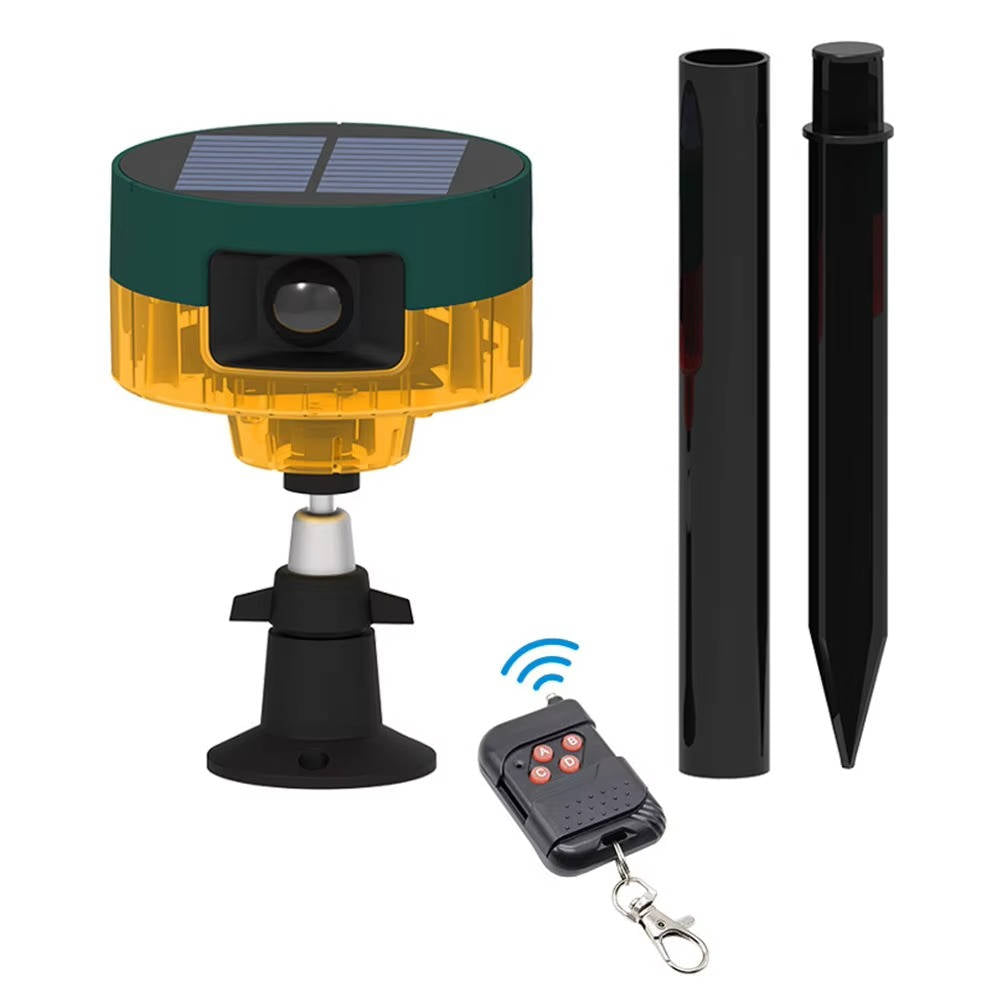 360 Degree Solar Repeller For Pigeon Bird Wild Boar Rabbit Deer