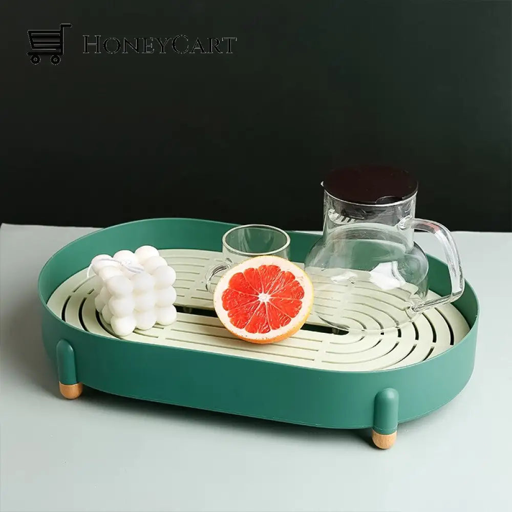 Draining Tea Cup Tray Decorative Trays