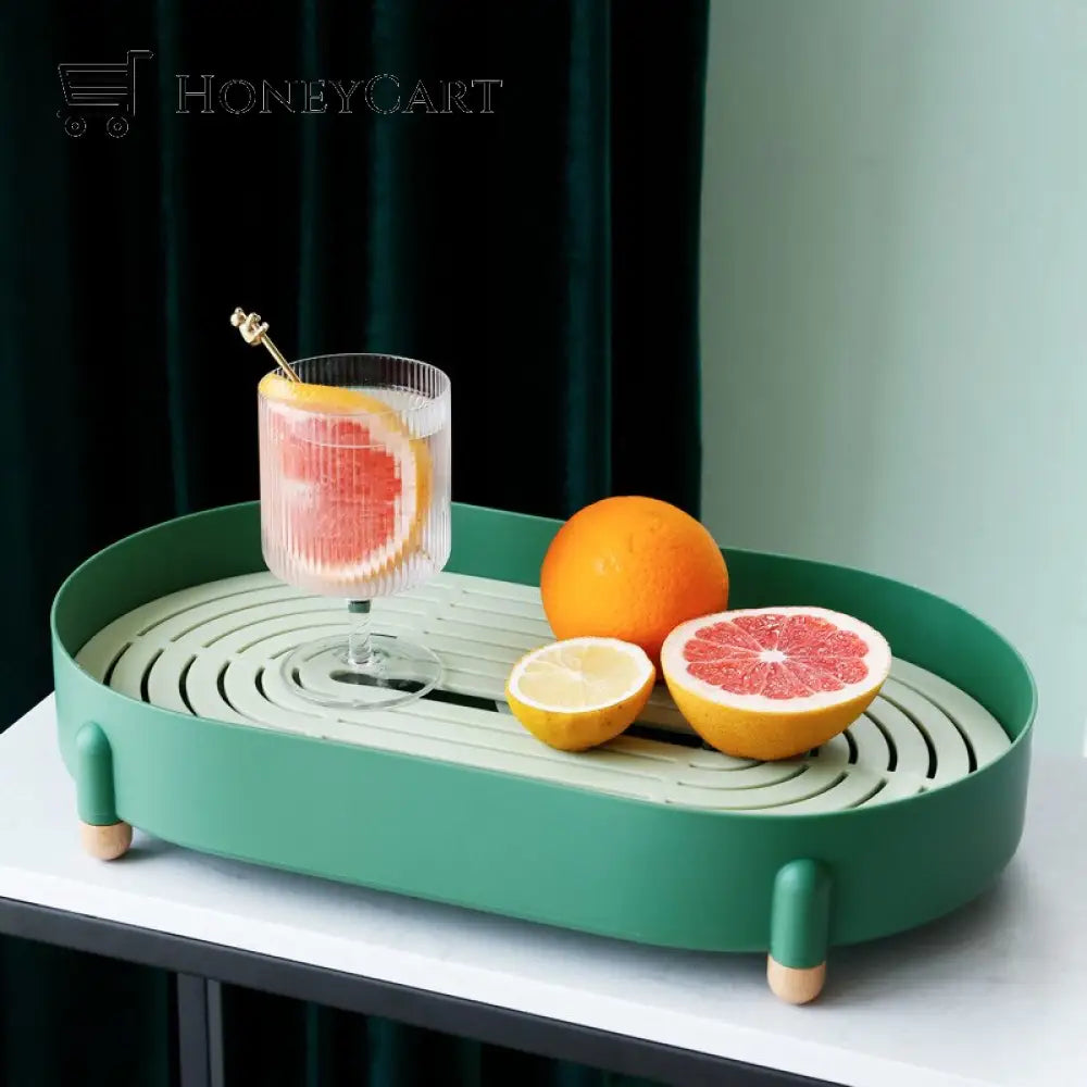 Draining Tea Cup Tray Decorative Trays