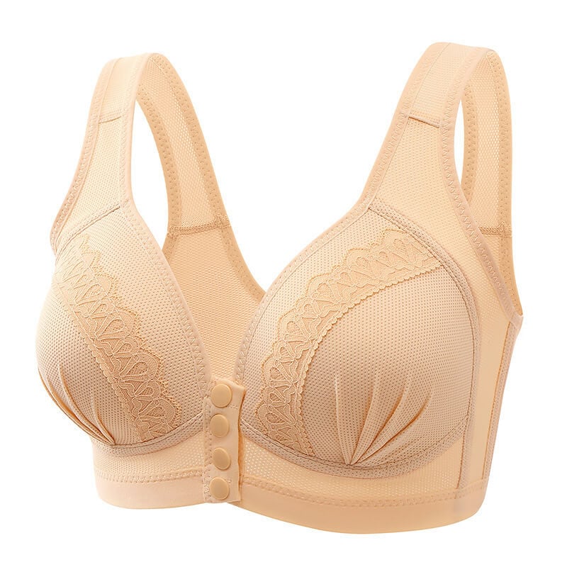 🥰Front Button Breathable Skin-Friendly Cotton Bra