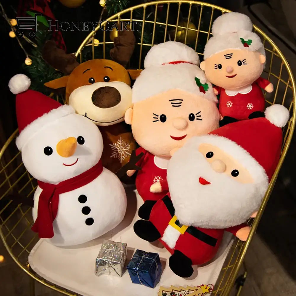 (Early Christmas Sale)-Cute Santa Claus Snowman Elk Grandma Plush Toys