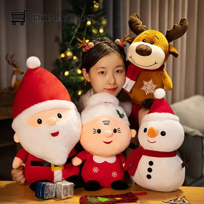 (Early Christmas Sale)-Cute Santa Claus Snowman Elk Grandma Plush Toys