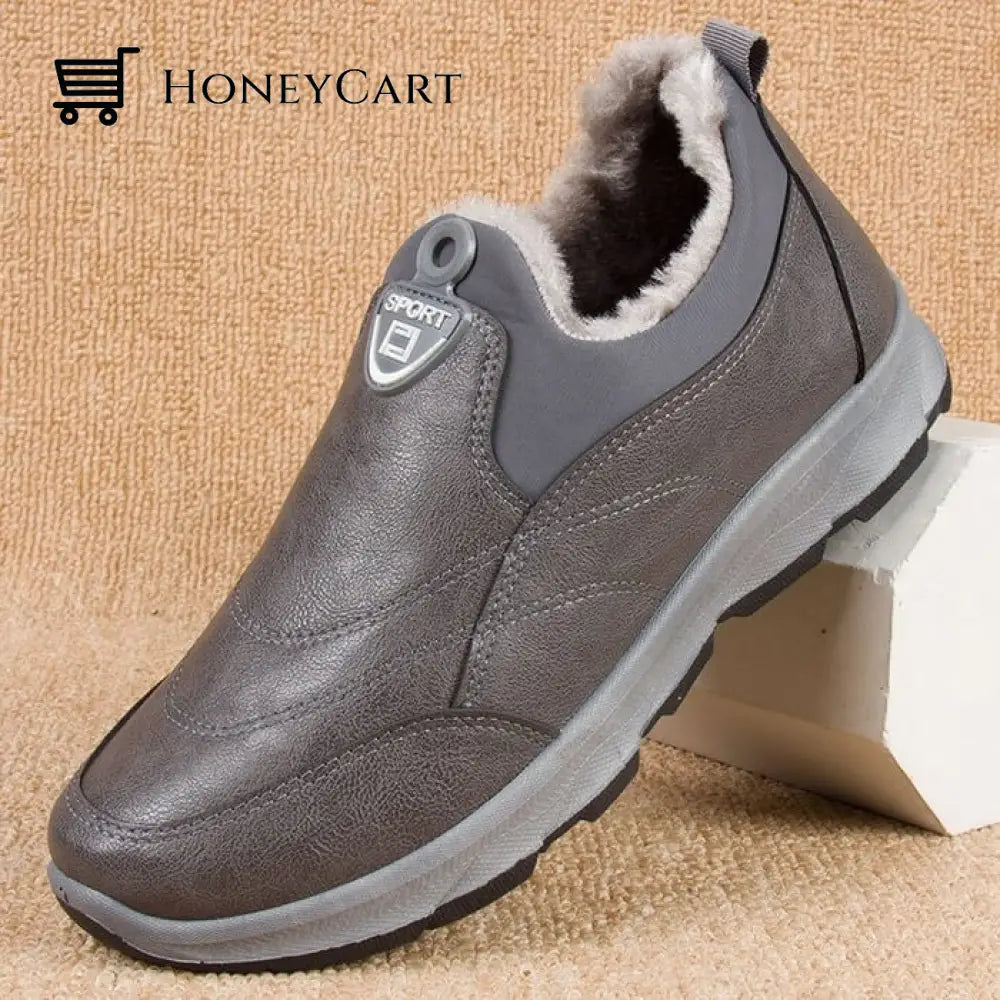 Early Christmas Sale- Save 50% Off -Winter Waterproof Pu Boots Gray / Us8