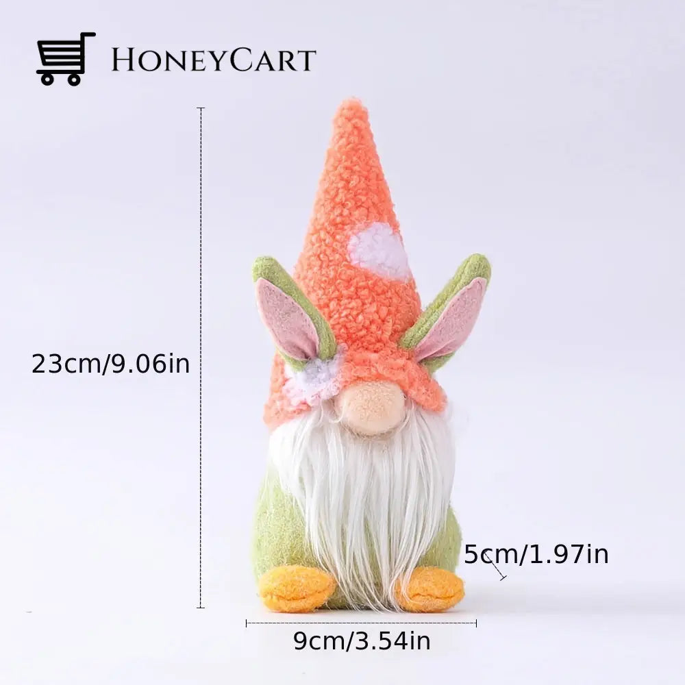Easter Bunny Gnome Plush Doll--Tiered Tray
