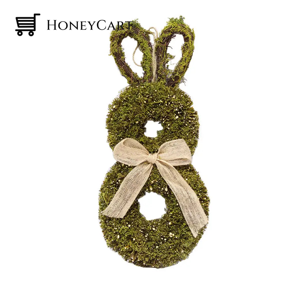 Easter Bunny Wreath Outdoor Spring Decorations